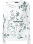 Dolce & Gabbana Victorian Garden Print Top