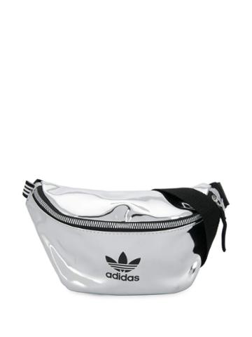 Adidas Printed Logo Fanny Pack - Silver