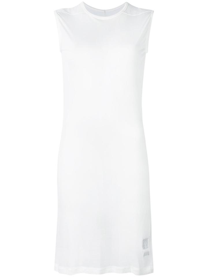 Rick Owens Drkshdw Layered Sheer T-shirt Dress - White