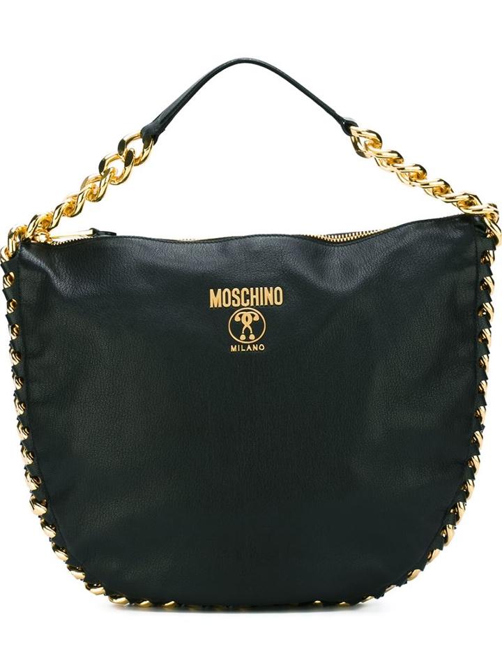 Moschino Chain Trim Tote