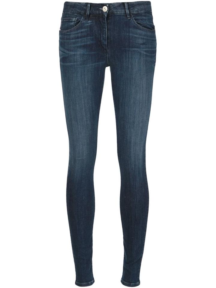 3x1 Mid-rise Skinny Jeans, Women's, Size: 25, Blue, Cotton/polyester/synthetic Enamel