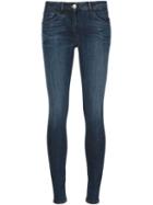 3x1 Mid-rise Skinny Jeans, Women's, Size: 25, Blue, Cotton/polyester/synthetic Enamel