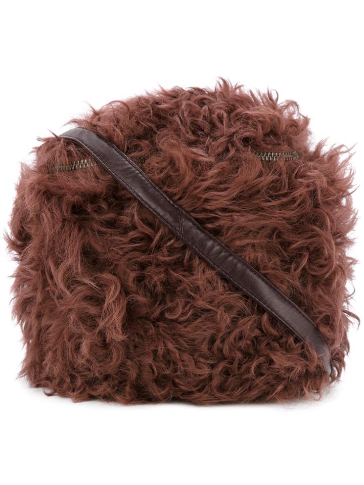 Cityshop Top Zip Shoulder Bag - Pink & Purple