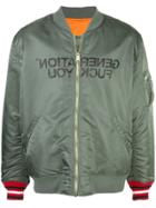 Supreme Reversible Ma-1 Jacket - Green