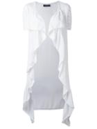 Twin-set - Short Sleeve Cardigan - Women - Cotton - S, Women's, White, Cotton