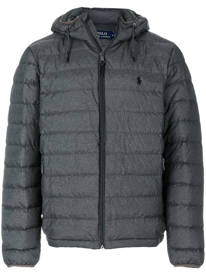 Polo Ralph Lauren Hooded Down Jacket - Grey