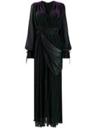 Marco De Vincenzo Belted Maxi Dress - Black