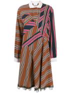 Koché Oversized Polo Dress - Brown