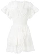 Iro White Ruffled Dress