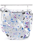 M2malletier Paint Splatter Metallic Handle Tote
