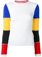 Sadie Williams - Layered Longsleeved T-shirt - Women - Cotton/nylon/polyester/spandex/elastane - S, White, Cotton/nylon/polyester/spandex/elastane