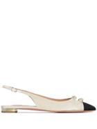 Aquazzura Mondaine Flat Slingback Pumps - Neutrals
