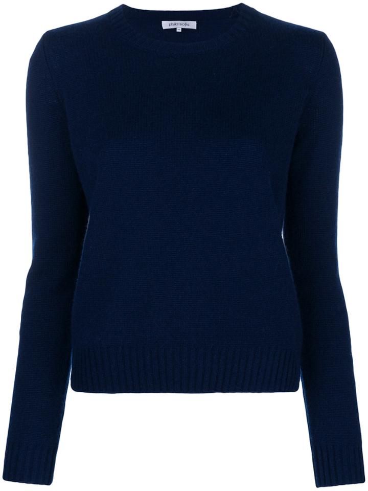 Philo-sofie Crew Neck Jumper - Blue