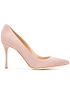 Sergio Rossi Classic Pointed Pumps - Pink & Purple