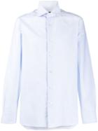 Ermenegildo Zegna Micro-striped Buttoned Shirt - Blue