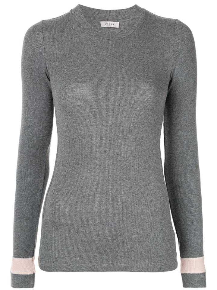 Vaara Neve Ribbed Sweatshirt - Grey