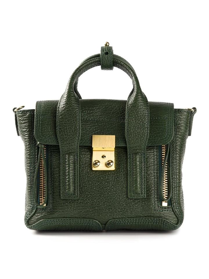 3.1 Phillip Lim - Mini 'pashli' Satchel - Women - Calf Leather - One Size, Green, Calf Leather
