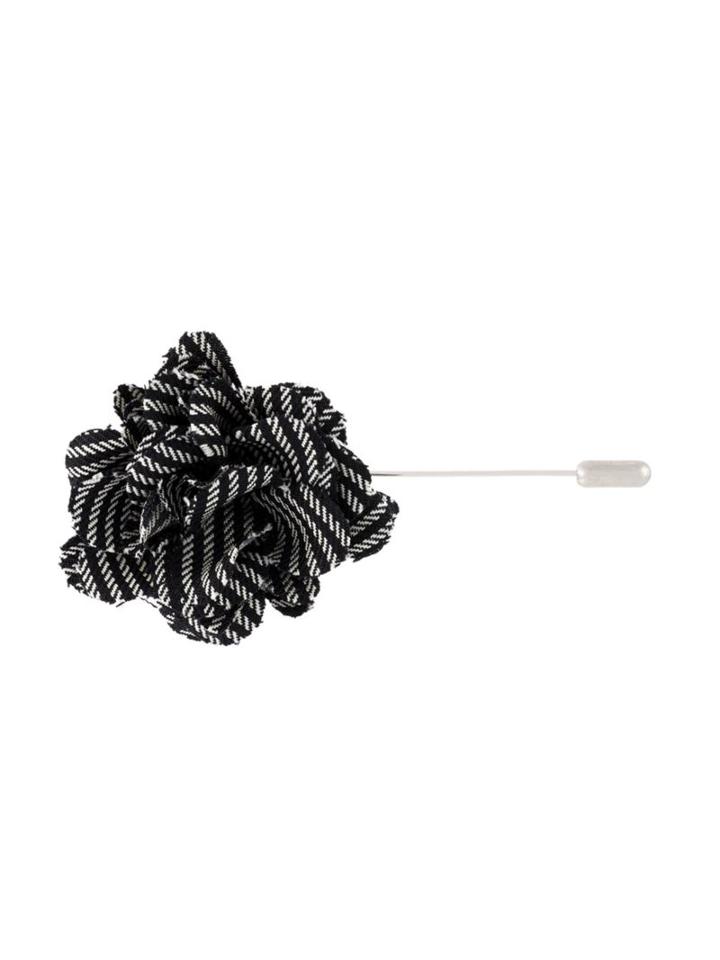 Lanvin Carnation Tie Pin, Men's, White