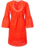 Trina Turk Flared-sleeve Mini Dress