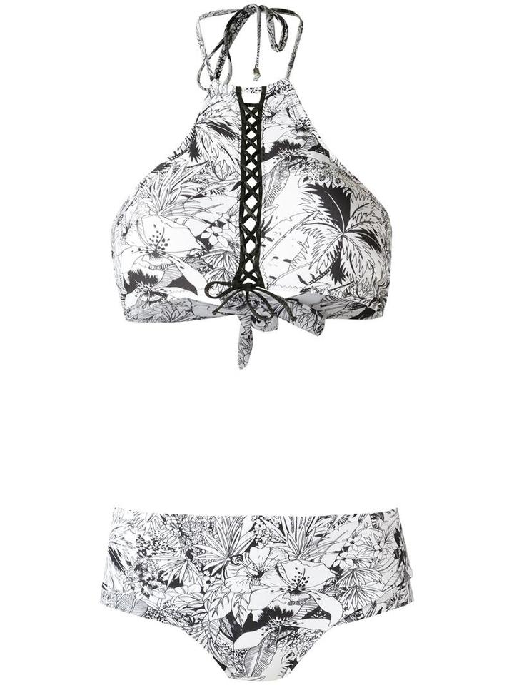 Amir Slama 'top' Bikini Set, Women's, Size: Medium, White, Elastodiene