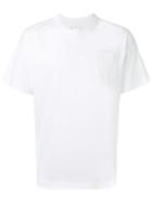 Sacai Plain T-shirt, Men's, Size: 3, White, Cotton