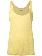 By Malene Birger - Fanas Tank - Women - Linen/flax - Xs, Women's, Yellow/orange, Linen/flax