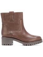 P.a.r.o.s.h. Pull- Tab Ankle Boots - Brown