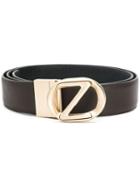 Ermenegildo Zegna Logo-buckle Belt - Brown