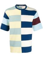Sunnei Checkerboard Print T-shirt - Blue