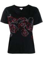 Escada Sport Embroidery Detail T-shirt - Black