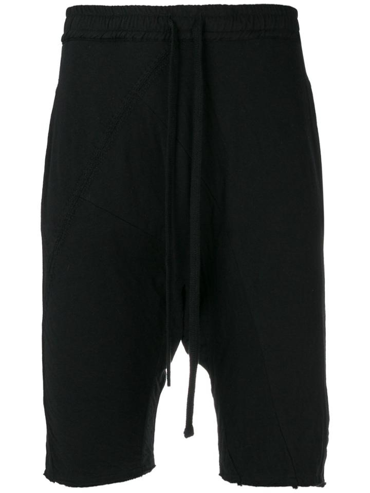 Thom Krom Dropped Crotch Shorts - Black