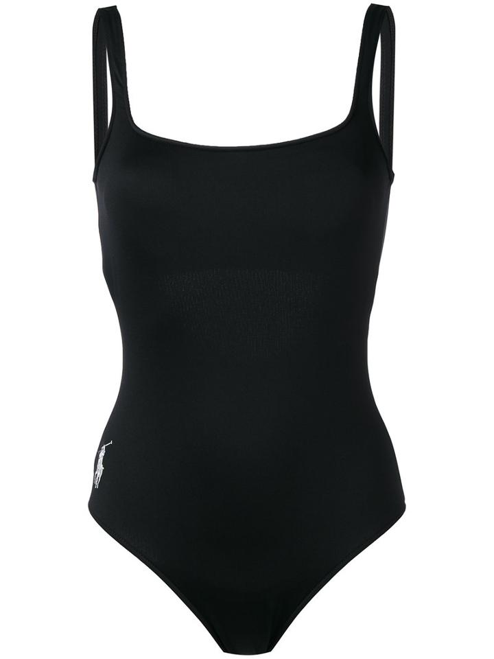 Polo Ralph Lauren - Open Back One-piece - Women - Nylon/polyester/spandex/elastane - Xs, Women's, Black, Nylon/polyester/spandex/elastane