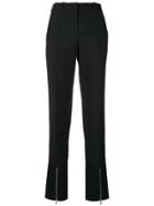 Givenchy Crepe Zipper Pants - Black