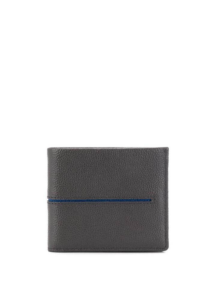 Tod's Contrast Stripe Bifold Wallet - Grey
