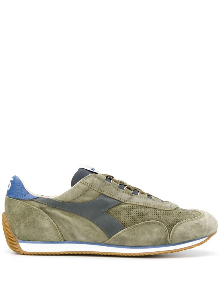 Diadora Equipe Colour Block Sneakers - Green