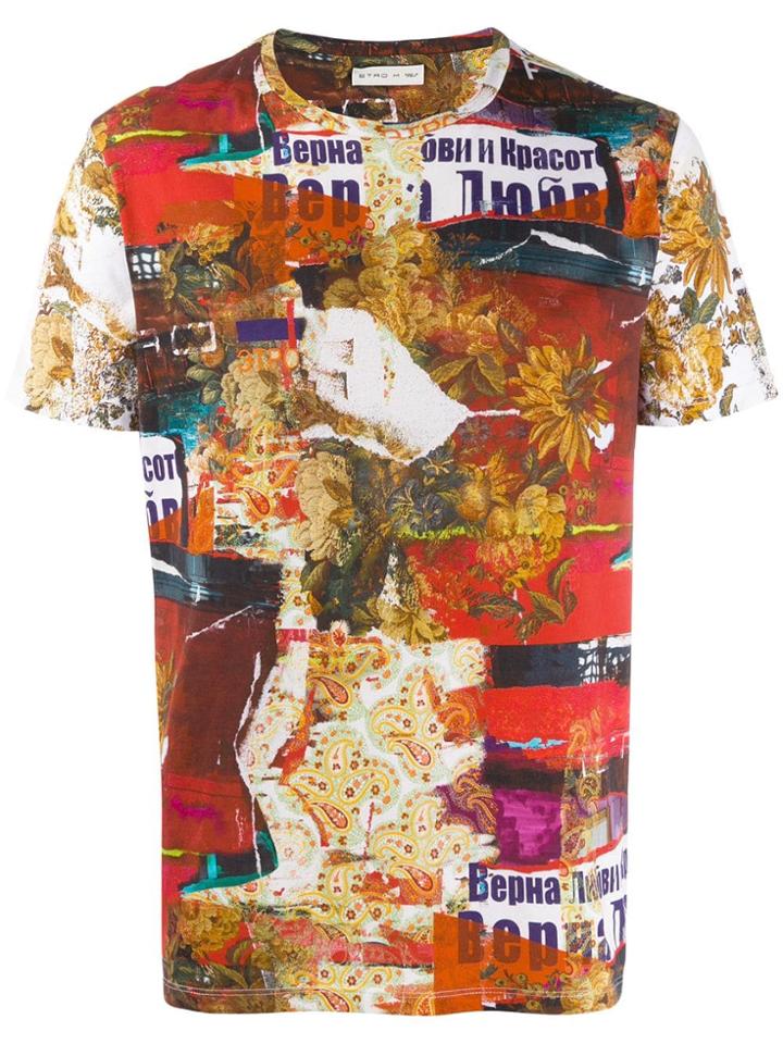 Etro Graphic T-shirt - Red