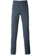 Pt01 - Chino Trousers - Men - Cotton/spandex/elastane - 56, Blue, Cotton/spandex/elastane