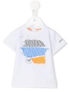 Armani Junior Logo Print T-shirt, Toddler Boy's, Size: 24 Mth, White