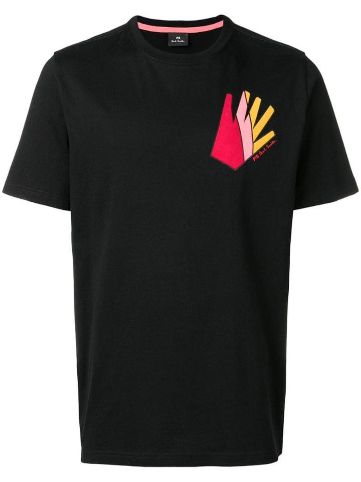 Ps Paul Smith Hand Print T-shirt - Black