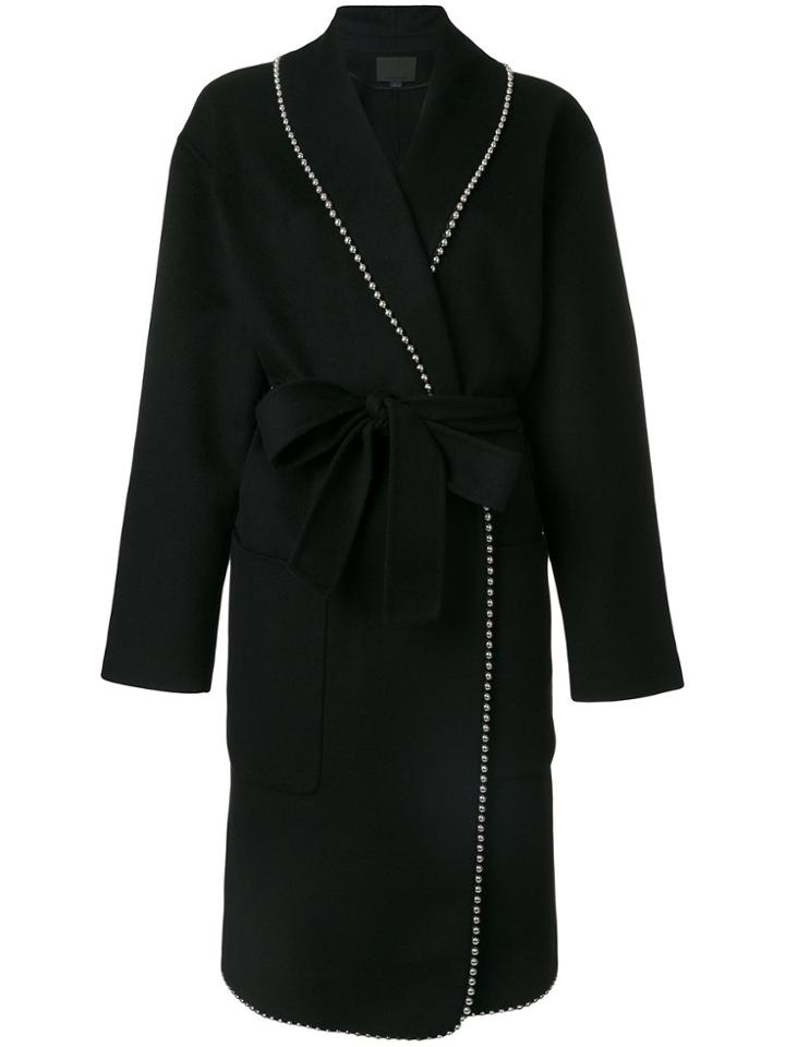 Alexander Wang Classic Belted Coat - Black