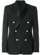 Balmain Double-breasted Bib Blazer - Black