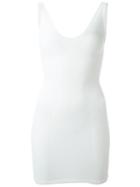 Dsquared2 V-neck Dress, Women's, Size: Xxs, White, Viscose/polyester