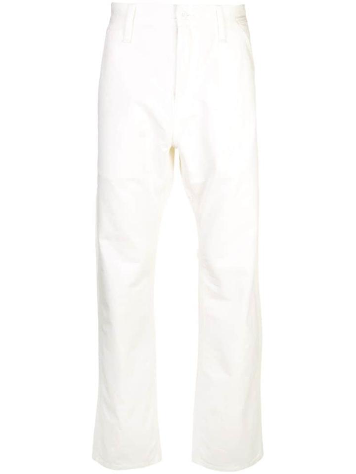 Carhartt Wip Casual Straight-leg Trousers - White