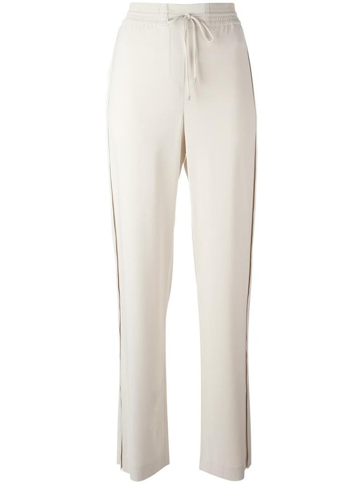 Theory 'jolinta' Trousers, Women's, Size: 4, White, Viscose/spandex/elastane
