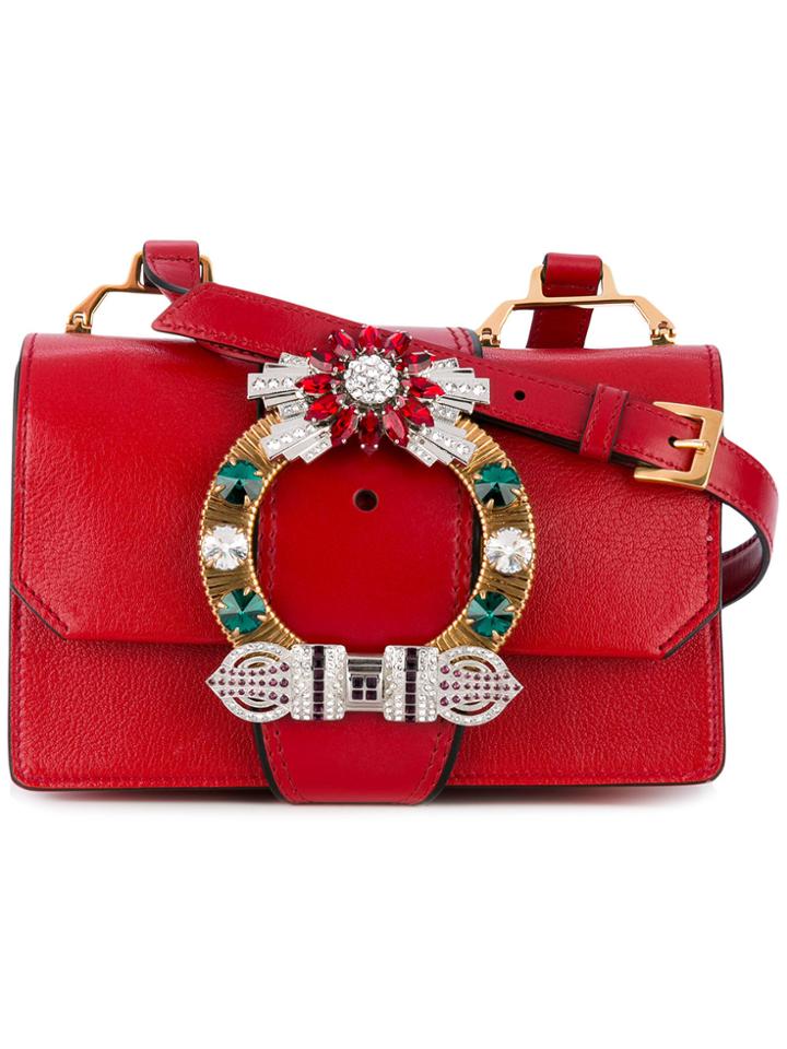 Miu Miu Lady Crossbody Bag - Red