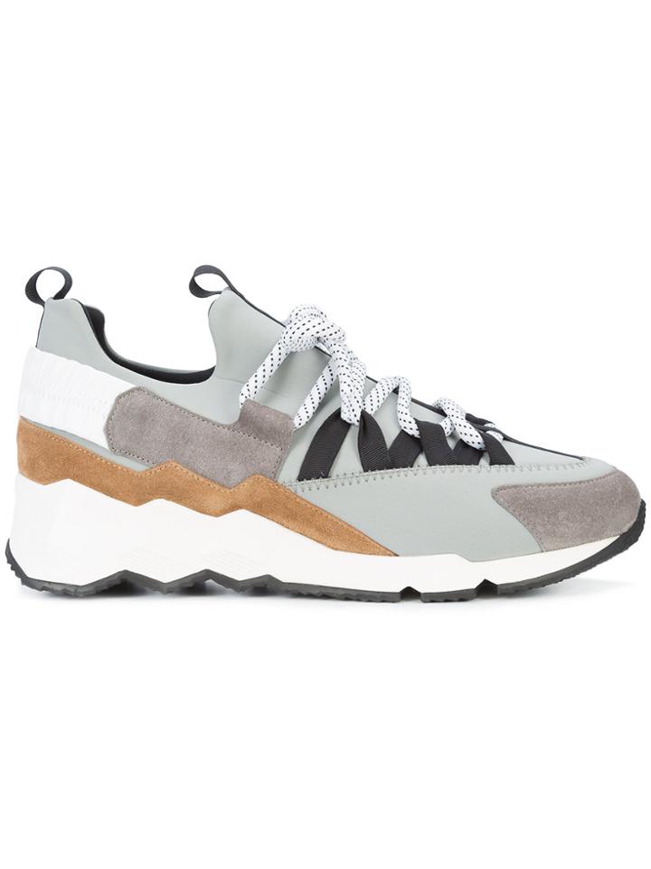 Pierre Hardy Trek Comet Sneakers - Grey
