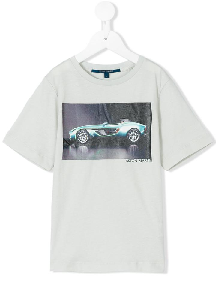 Aston Martin Kids - Car Print T-shirt - Kids - Cotton - 4 Yrs, Grey