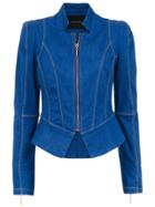 Tufi Duek Panelled Jeans Jacket - Blue