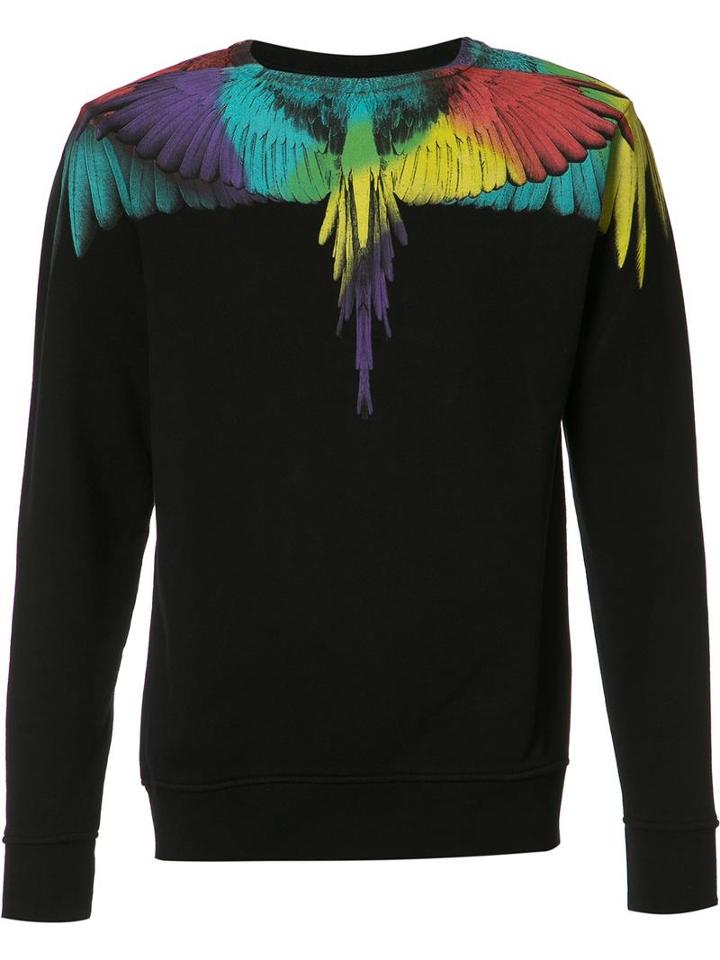 Marcelo Burlon County Of Milan Nicolas Sweatshirt, Men's, Size: Xs, Black, Cotton