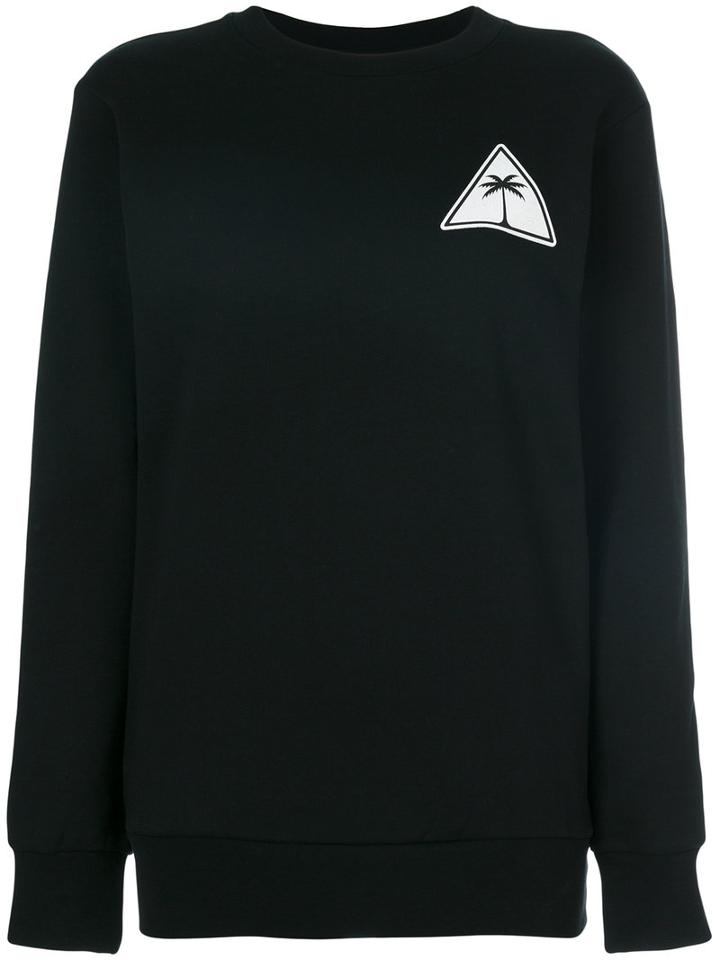 Palm Angels - Palm Sweatshirt - Women - Cotton - M, Black, Cotton
